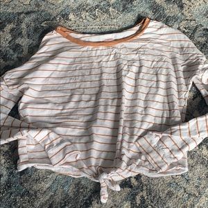 Long sleeve striped shirt